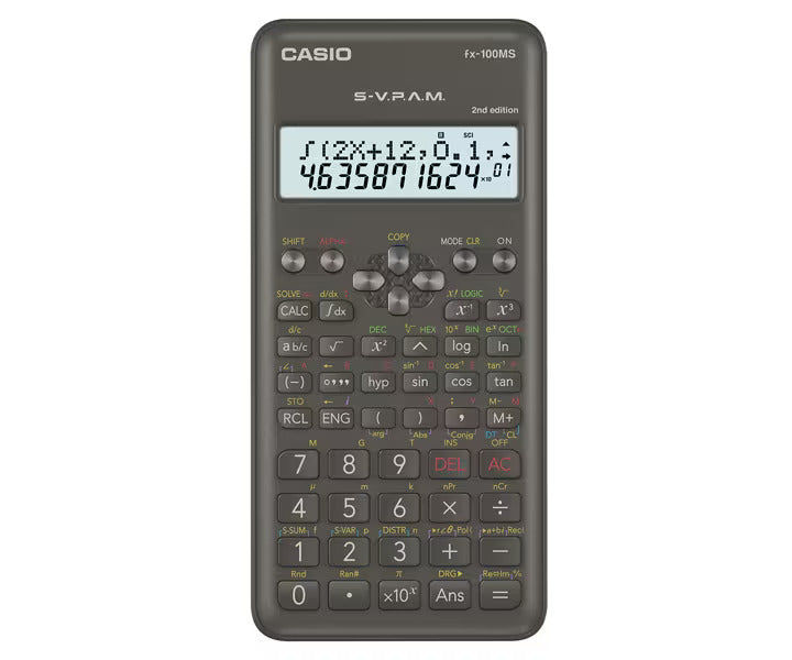 how to find log base 2 in casio calculator fx 100ms