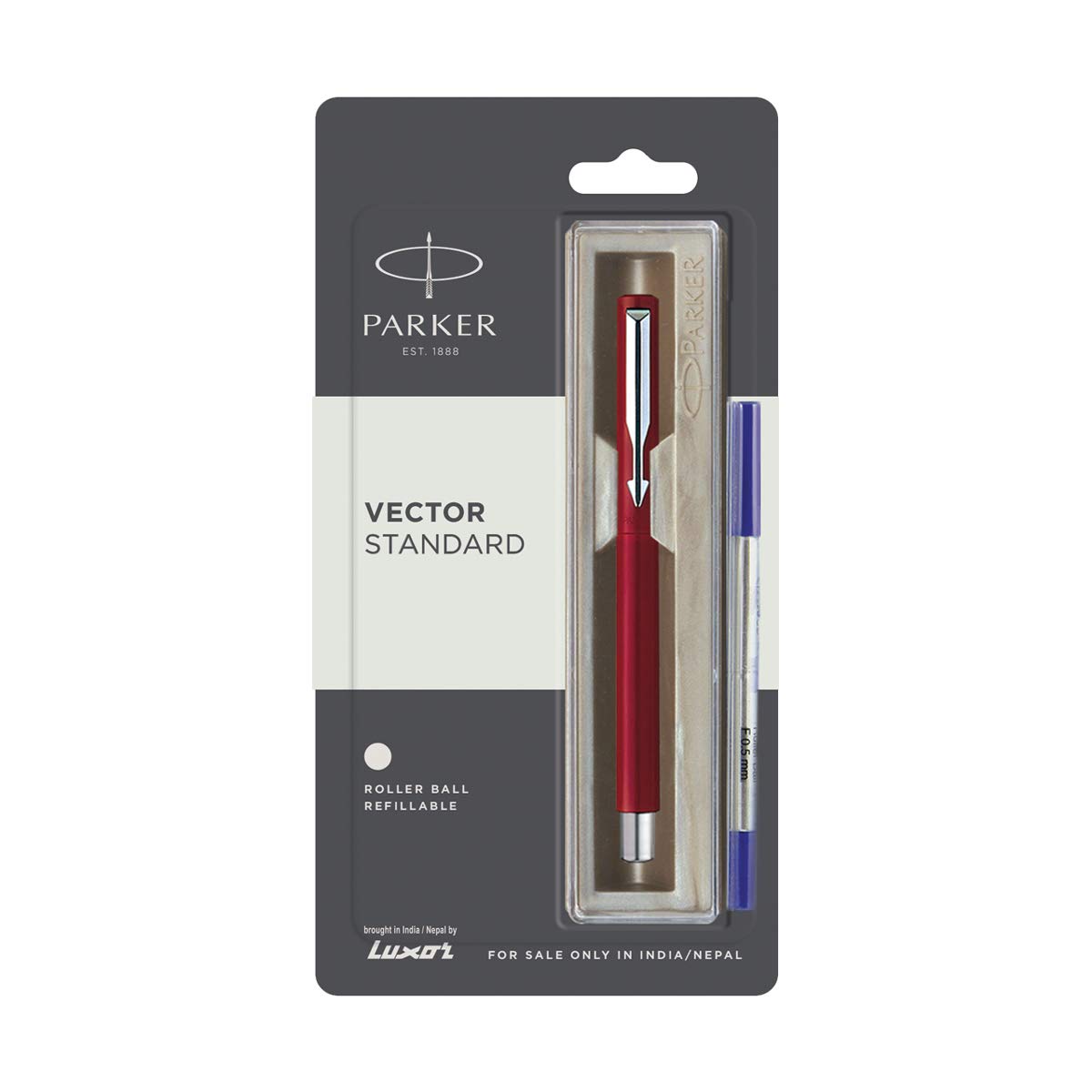 PARKER VECTOR STANDARD CHROME TRIM ROLLER BALL PEN – SEEMKART.COM