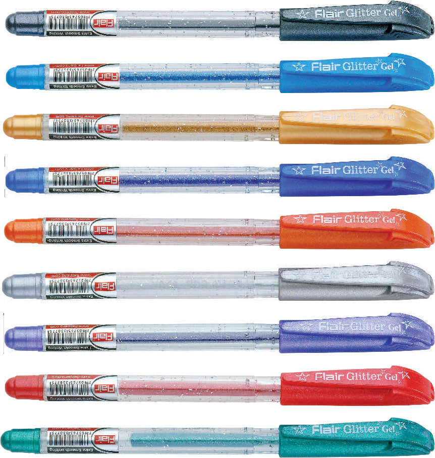Xtra Sparkle Glitter Gel 10 Colours Xtra Sparkle Gel Pen by Flair