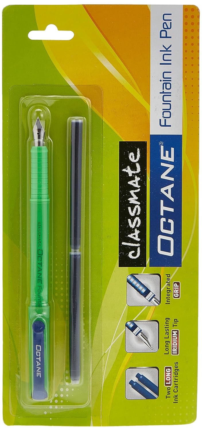 Classmate Octane Gel Pen (Blue & Black)- Pack Of 25 10...