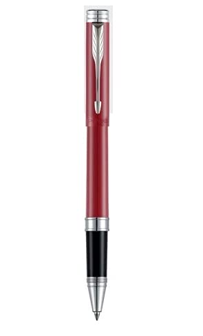 PARKER FOLIO STANDARD CHROME TRIM ROLLER BALL PEN –