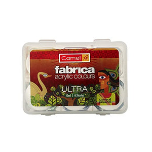 CAMEL FABRICA ACRYLIC COLOURS 10ML X 6 SHADES