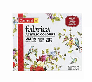 CAMEL FABRICA ACRYLIC COLOURS 15ML X 20 SHADES