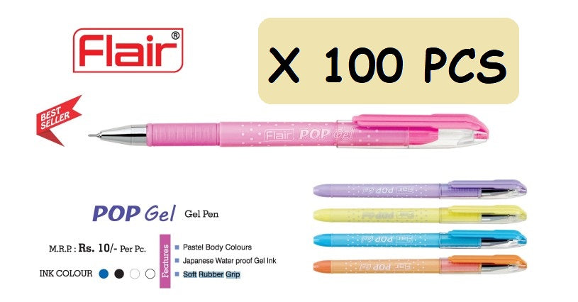 FLAIR POP GEL PEN - 10 N – SEEMKART.COM