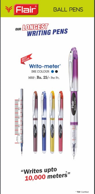 Writeometer Pens FLAIR WRITOMETER BALL PEN – SEEMKART.COM