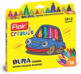 FLAIR DURA CHISEL WATERCOLOUR MARKER