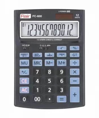 FLAIR FC-600 DESKTOP CALCULATOR